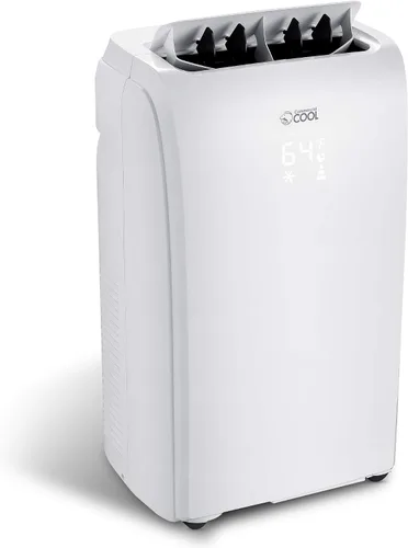 Vista 9 de Commercial Cool Aire acondicionado portátil de 12,000 BTU con control remoto, color blanco Blanco - 12000 BTU