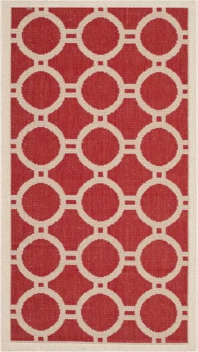 Vista 40 de SAFAVIEH Courtyard Collection CY6924 - Alfombra decorativa para interiores y exteriores, impermeable, fácil de limpiar, 2 pies 3 pulgadas x 6 pies 7
