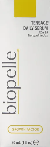 Vista 2 de Biopelle Tensage Growth Factor - Suero facial diario con índice de biorepar SCA 15, 1 onza
