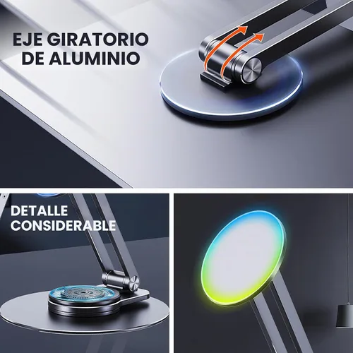 Vista 5 de CreaDream Soporte magnético para teléfono para escritorio, soporte