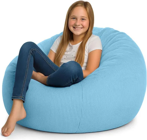 Vista 14 de Funda para silla de almacenamiento de puf de animales de peluche (sin relleno), suave, lavable, rellenable, extraíble, organizador de felpa de alta
