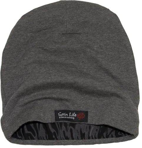 Vista 5 de Satin Life Gorro de lana con forro de raso suave para mujer