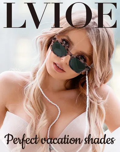 Vista 2 de LVIOE Gafas de sol polarizadas modernas para mujer, protección UV400, modernas LS0321