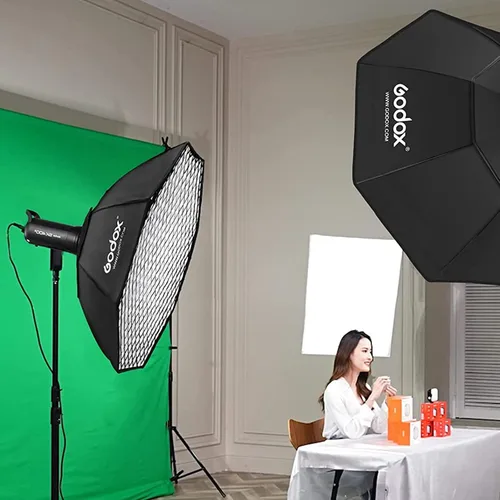 Vista 9 de Godox Octagon Softbox 37" 37.4 in Bowens Mount para Monolight Photo Studio Strobe Iluminación