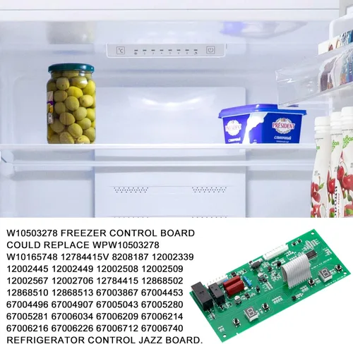 Vista 5 de WPW10503278 Tablero de control electrónico para refrigerador (Jazz), compatible con Whirlpool, Maytag, KitchenAid, Kenmore, Amana, I-kea, Inglis