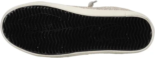 Vista 5 de VINTAGE HAVANA Mujeres Palmer 1 Metálico Glitter Lace Up Zapatillas Zapatos Casual - Plata