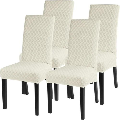 Vista 81 de SearchI Juego de 2 fundas elásticas para sillas Parsons de comedor, fundas elásticas con estampado de elastano, extraíbles, lavables, fundas