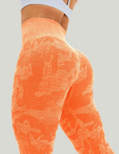 Vista 115 de HIGORUN - Leggings sin costuras para mujer, moldeadores, con diseño gráfico de sonrisas, de cintura alta, para el gimnasio, yoga o hacer ejercicio