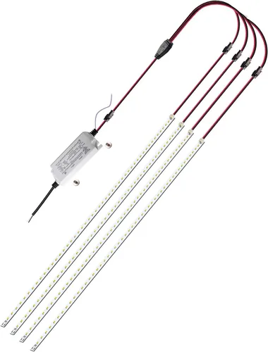 Vista 8 de Kit de reacondicionamiento magnético LED de 2 x 2 pies, 27 W, 5000 K, 0-10 V regulable, instalación rápida