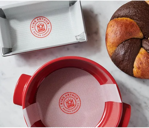 Vista 4 de King Arthur Baking Company - Levantador de pan redondo para hornos holandeses, apto para horno, reutilizable, antiadherente, silicona de grado