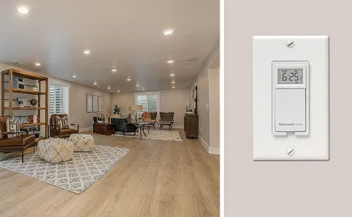 Vista 3 de Honeywell Home RPLS730B1000/U RPLS730B1000 7-Day Programmable Light Switch Timer, White