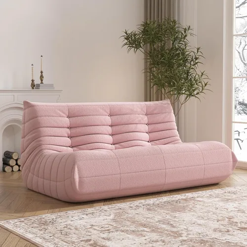 Vista 14 de YVDNHP Puf de espuma viscoelástica, sofá Fireside Togo con almohada