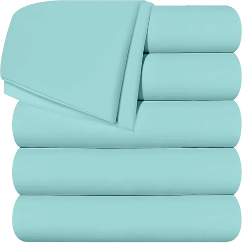 Vista 52 de Utopia Bedding Sábana encimera – 1 paquete (individual, beige) – Tela de microfibra suave cepillada – Sábana superior resistente al encogimiento y a