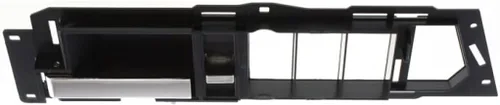 Vista 7 de Para Chevy C1500 Suburban Manija de puerta interior delantera lado del conductor bisel negro con palanca cromada 1992 1993 1994 Con botón