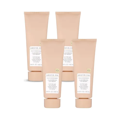 Vista 8 de Kristin Ess Hair Frizz Management Cleansing Co Wash para cabello rizado + control del encrespamiento, acondicionador hidratante, limpiador, sin