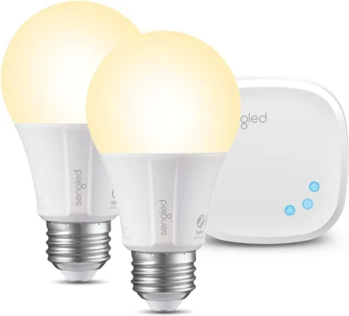 Vista 12 de Sengled Zigbee - Bombillas inteligentes, requiere concentrador inteligente, funciona con SmartThings y Echo con hub integrado, control de voz