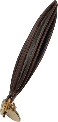Vista 4 de Fossil Cartera de cuero Polly para mujer con clip