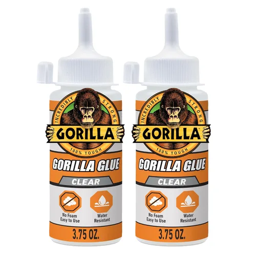 Vista 17 de Gorilla - Pegamento transparente, botella de 1.75 onzas (paquete de 1) - Cristal claro, para todo uso y resistente al agua