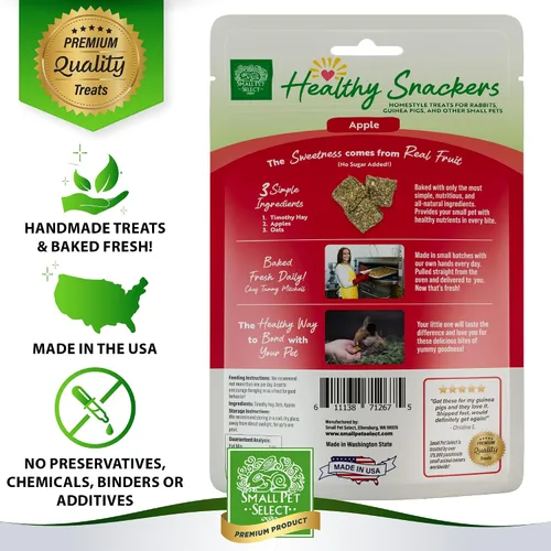 Vista 3 de Small Pet Select - Healthy Snackers - Manzana