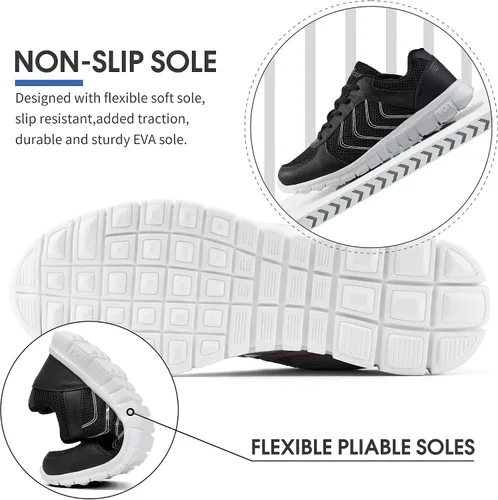 Vista 4 de Alicegana Zapatillas para mujer Zapatos para correr Zapatillas de deporte de moda para mujer Zapatos de tenis ligeros casuales