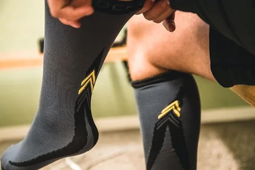 Vista 5 de Howies - Calcetines de hockey de ajuste fino, Gris