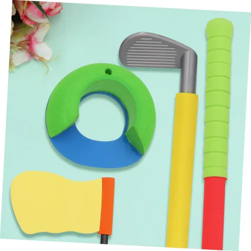 Vista 9 de YARNOW 1set Boys and Girls Outdoor Golf Set Parent-boy Girl Toy for Fun Playtime Safe Nbr Material for Kindergarten Sports and Family Bonding