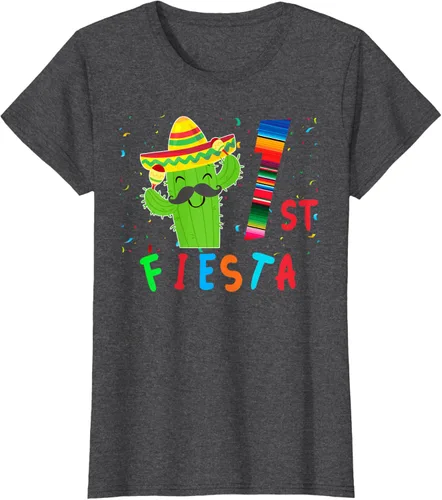 Vista 4 de Camiseta mexicana para fiesta temática de cumpleaños a juego, Negro, S