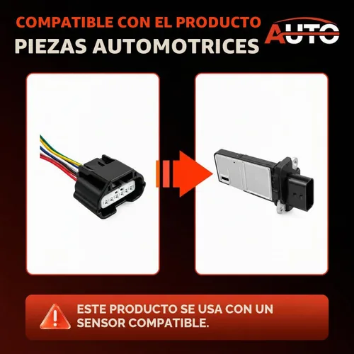 Vista 5 de AUTO OCASIÓN Sensor de flujo de aire masivo MAF Sensor Conectores Arnés de cableado para Nissan Infiniti Suzuki