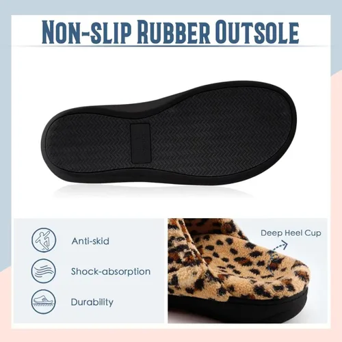 Vista 5 de BCSTUDIO Pantuflas ortopédicas relajantes para mujer con soporte de arco