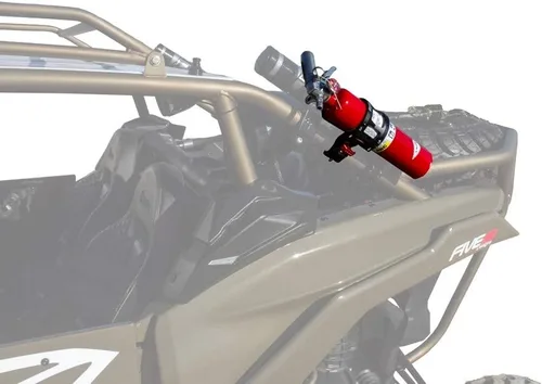 Vista 2 de Dragonfire - Soporte para extintor de incendios de liberación rápida para CAN AM Maverick X3