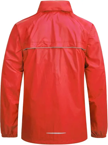 Vista 2 de BALEAF Chaqueta impermeable para hombre con capucha ligera de secado rápido para tormentas de lluvia