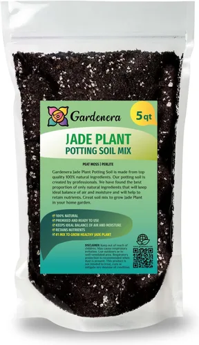 Vista 8 de GARDENERA Mezcla de tierra para macetas prémium para plantas de jade, 2 cuartos de galón, una combinación perfecta de ingredientes orgánicos para un