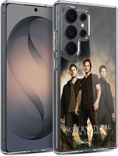 Vista 68 de Head Case Designs Supernatural Sam, Dean & Castiel Key Art - Funda de gel con licencia oficial [protección de grado militar] compatible con Google