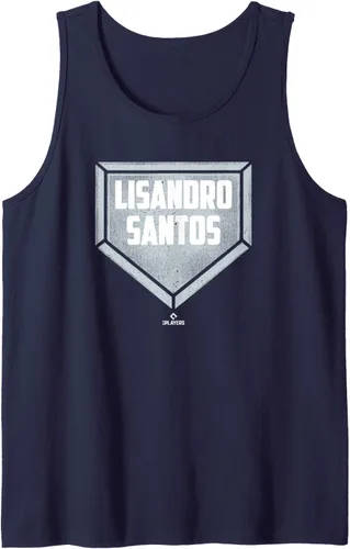Vista 6 de Home Plate Gameday Lisandro Santos Prospect Baseball Fan Tank Top