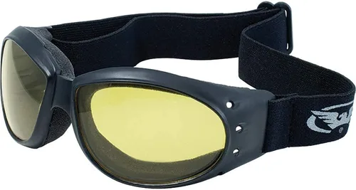 Vista 10 de Global Vision Eliminator Gafas Acolchadas para Motocicleta de Dirt Bike para Hombres y Mujeres (Marco Negro/Lente Ahumado)