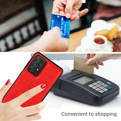 Vista 7 de Funda de teléfono tipo cartera para Samsung Galaxy Note 10 con ranura para tarjetas, funda de cuero con tapa para Samsung Galaxy Note 10 con soporte