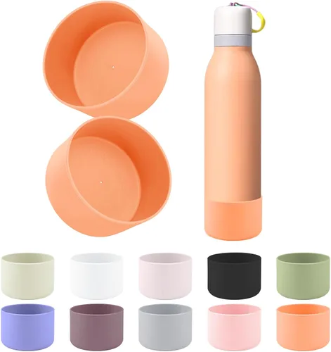 Vista 11 de 2 botas de silicona compatibles con Owala FreeSip Twist de 24 onzas Brisa helada