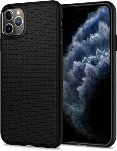Vista 57 de Spigen Liquid Air - Funda diseñada para iPhone 11 (2019), color negro mate