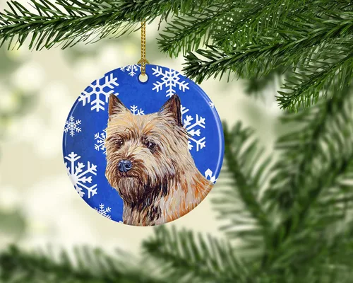 Vista 353 de Caroline's Treasures Cavalier Spaniel - Adorno de cerámica para colgar en el árbol de Navidad, para el hogar, Navidad, fiestas, regalo, 3 pulgadas