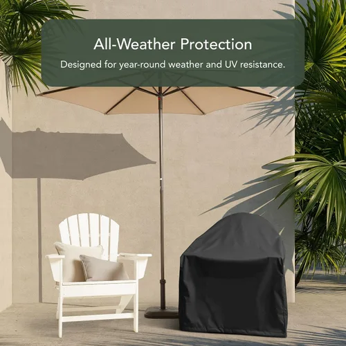 Vista 3 de Covermates Adirondack - Funda para silla, poliéster resistente, resistente a la intemperie, dobladillo con cordón, fundas para asientos y silla, 29