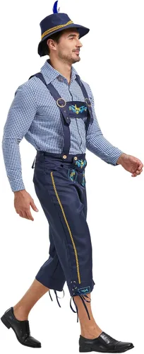 Vista 3 de Disfraz de Oktoberfest para hombre de cerveza de Halloween para hombre