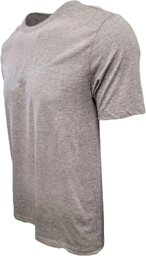 Vista 3 de Nike Camiseta estampada metálica Swoosh Air para hombre, Grisplateado