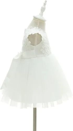 Vista 4 de Vestido formal de bautizo para niña