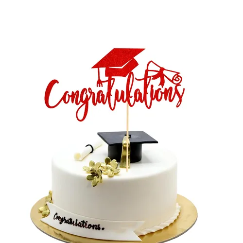 Vista 10 de Arthsdite 1 pieza Adorno para Tarta de Felicitación - Adorno de Tarta de Graduación - 2025 Suministros de Decoración para Fiesta de Graduación