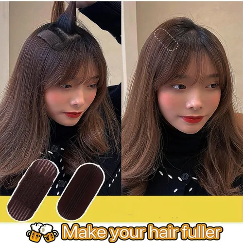 Vista 3 de Base de pelo Esponja Clip invisible peine Bump It Up Herramienta de volumen Almohadillas falsas Inserción de pelo Bump Styling Insertar extensiones