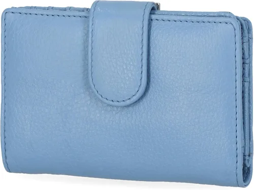 Vista 11 de Mundi Rio - Cartera de piel para mujer, pequeña con marco Bittersweet