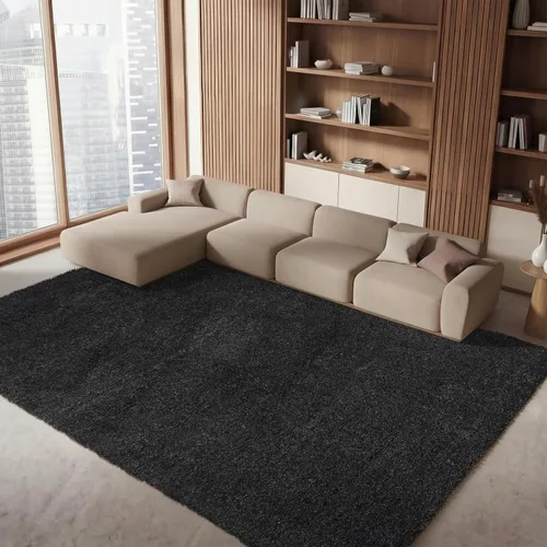 Vista 87 de SAFAVIEH Colección August Shag - Alfombra de área de 6 x 9 pies, color lila, diseño sólido, no desprende pelusa y de fácil cuidado, grosor de 1.2