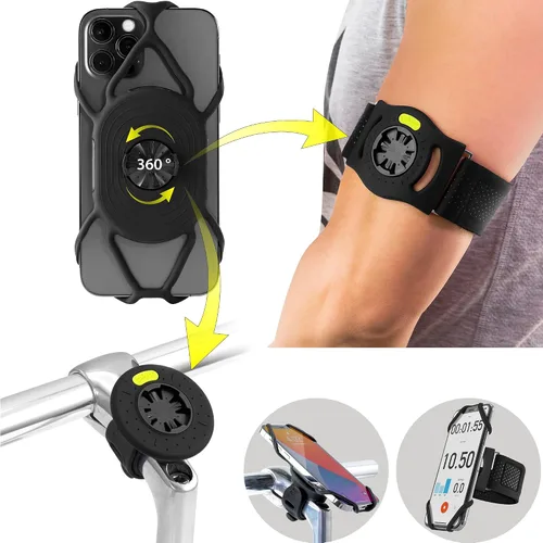 Vista 13 de Bone Kit de conexión para correr + Bike Tie Connect 2, soportes universales