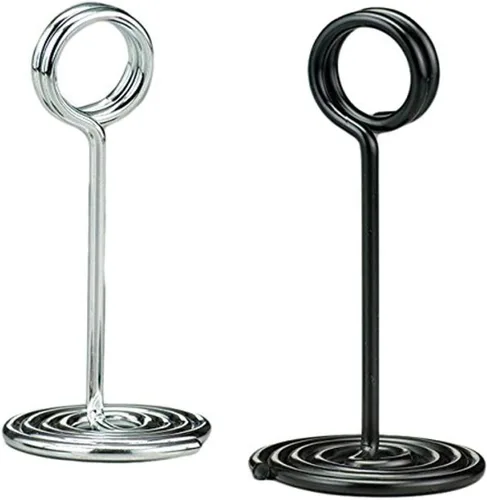 Vista 4 de American Metalcraft NSB4 Swirl Base Números Stands, 4 pulgadas de alto