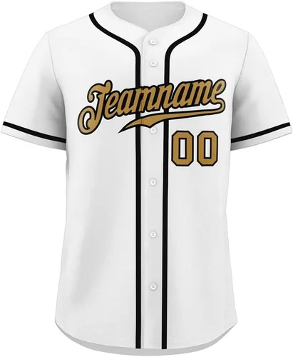Vista 36 de Camisetas de béisbol personalizadas para hombres, mujeres, niños, camisetas con botones, personalizadas, número de nombre impreso o cosido